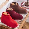Winter Men And Women Warm Handmade Cotton Shoes For The Elderly Thick-Soled Non-Slip Bag And Cotton Slippers In The Elderly