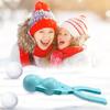 Дети играют в снежки, большой двойной мяч, зажим для снежков, лыжные клещи, зажим для ложки, устройство для игры в снег, зажим для песочного мяча, пляжные игрушки