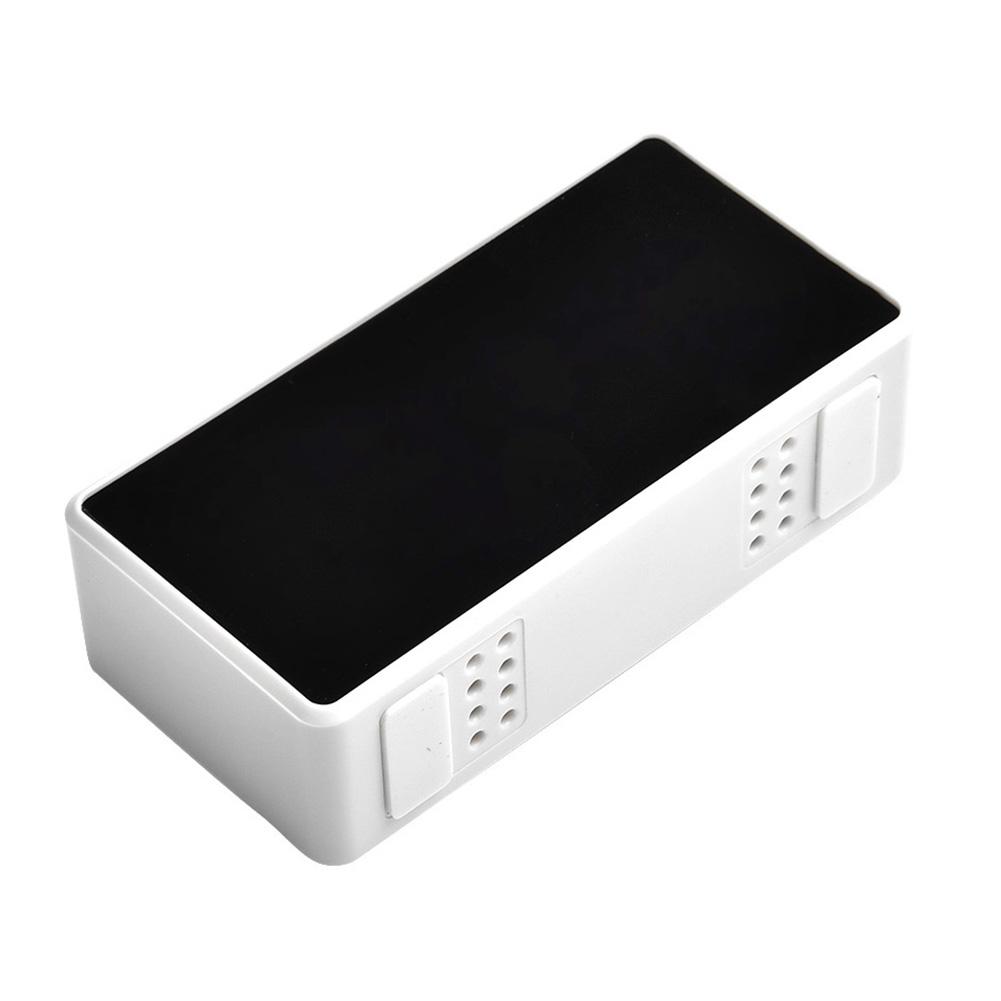 Светодиодный цифровой будильник USB/зеркало на батарейке Дисплей в реальном времени Прикроватный столик Будильник