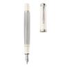 Pelikan Pelikan перьевая ручка F Fine Point Souveraine Silver White M405 подлинный импортный продукт