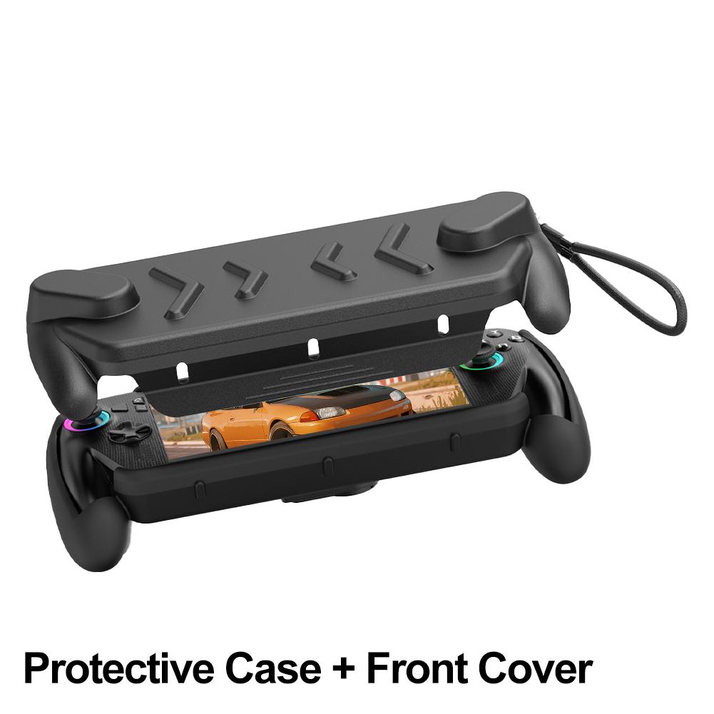For JYS For ROG For Xbox Ally/X TPU Handheld Protective Case Full Coverage With Detachable Front Shell Game Accessories