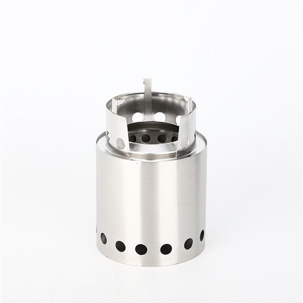 Outdoor Camping Woodstove Mini Model One-piece Stainless Steel Fire Pit Campfire Stove Patio Heating Stove