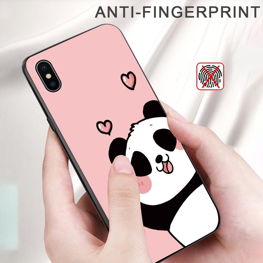 Противоударный мягкий чехол, модный милый чехол с пандой для девочек и мальчиков, милый мягкий силиконовый чехол из ТПУ для телефона Xiaomi Redmi