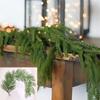 1.5m/2.7m Rattan Artificial Greenery Garland Artificial Faux Green Wreath  For Christmas Decoration