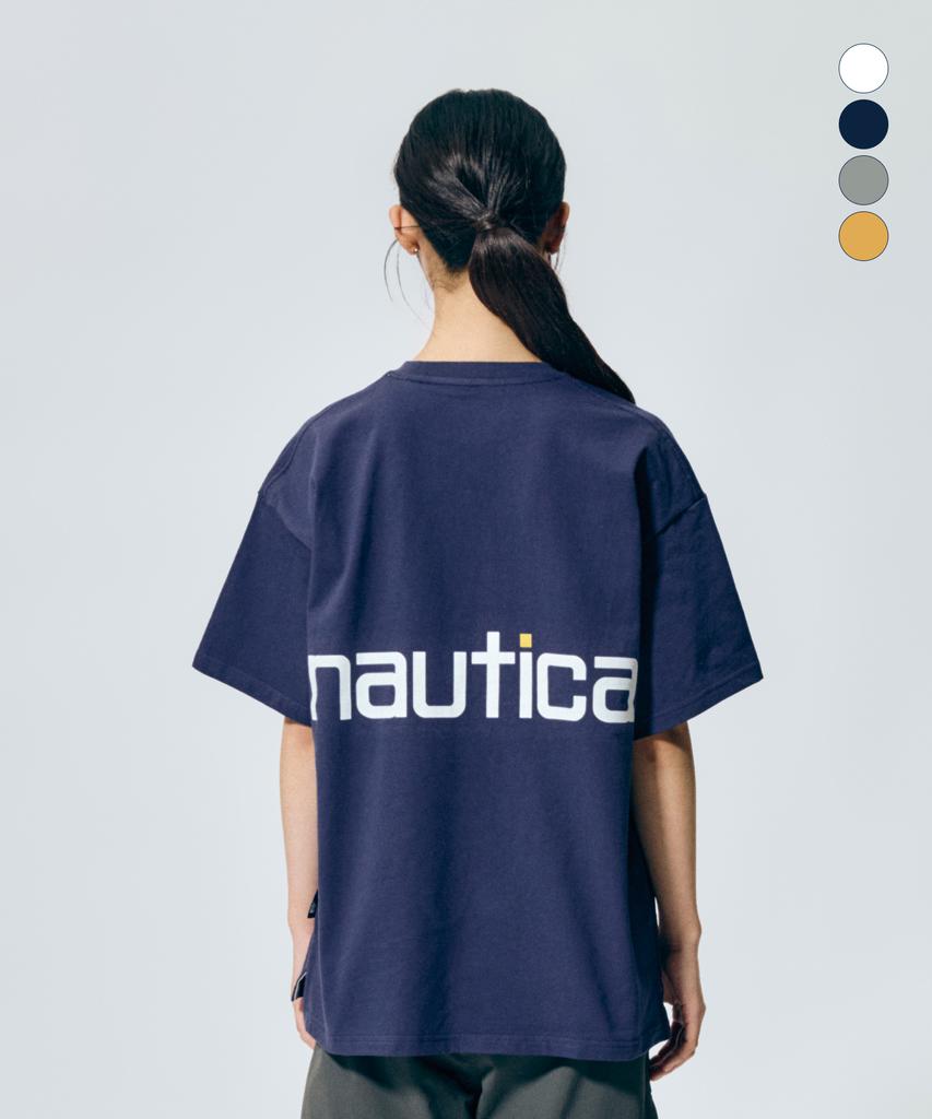 Классическая футболка NAUTICA с надписью (4 цвета) Nts5616