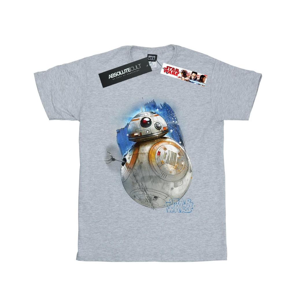 Star Wars Womens/Ladies The Last Jedi BB-8 Brushed Cotton Boyfriend T-Shirt