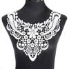 1Pcs White Venise Lace Fabric Dress Applique Blouse Sewing Trims DIY Neckline Collar Costume Decoration Accessories