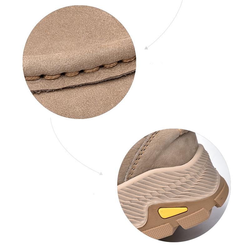 Мужская повседневная обувь из натуральной кожи первого слоя, деловая обувь, походная обувь для отдыха на открытом воздухе