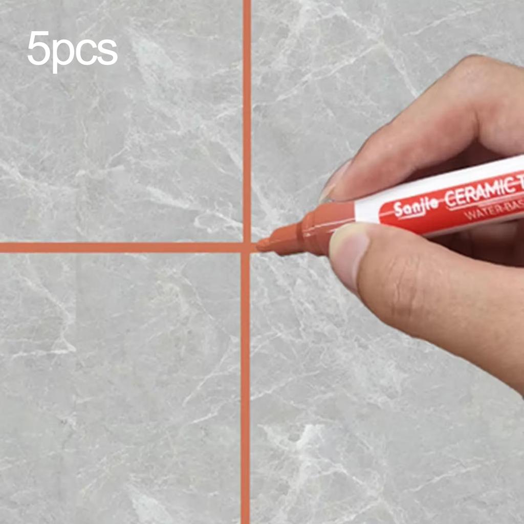 5 шт.-Керамическая плитка Настенная плитка для ванной комнаты Напольная плитка Затирка для швов Цветной ремонт Защита от плесени Водонепроницаемый Ремонтный маркер для цвета доски