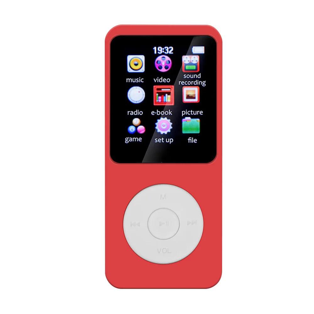 Bluetooth 5.0 MP3/MP4 плеер Встроенный динамик Портативный стерео 128 ГБ Музыкальный плеер Поддержка TF-карты с FM-радио Электронная книга Запись