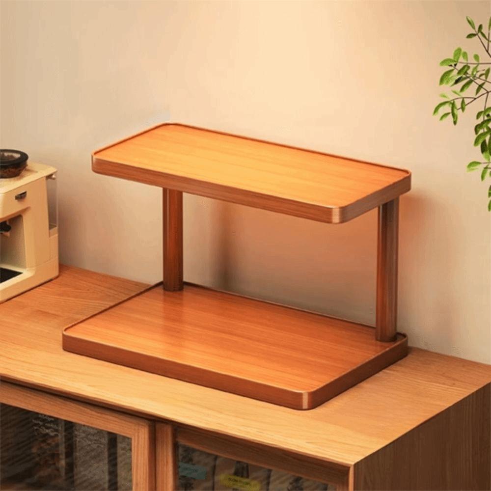 Freestanding Countertop Organizer Shelf Easy Access Tabletop Cup Holder Kitchen Use