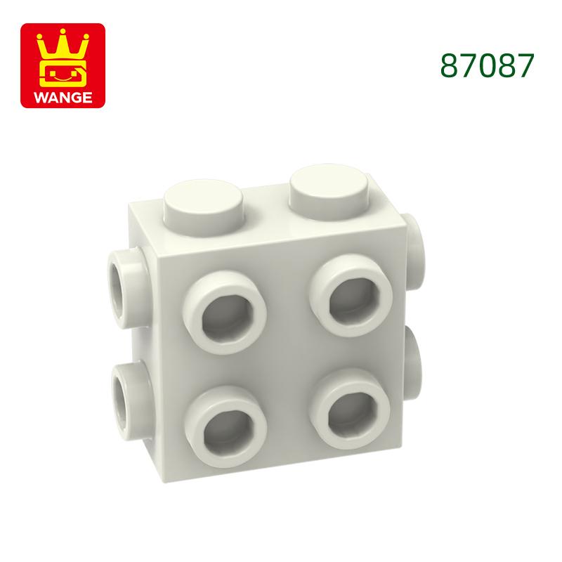 Non-Toxic 73Pcs/Lot 87087 4 Sides 4 Holes Building Blocks Moc Accessories Compatible With Bricks Diy Children Toy Gift