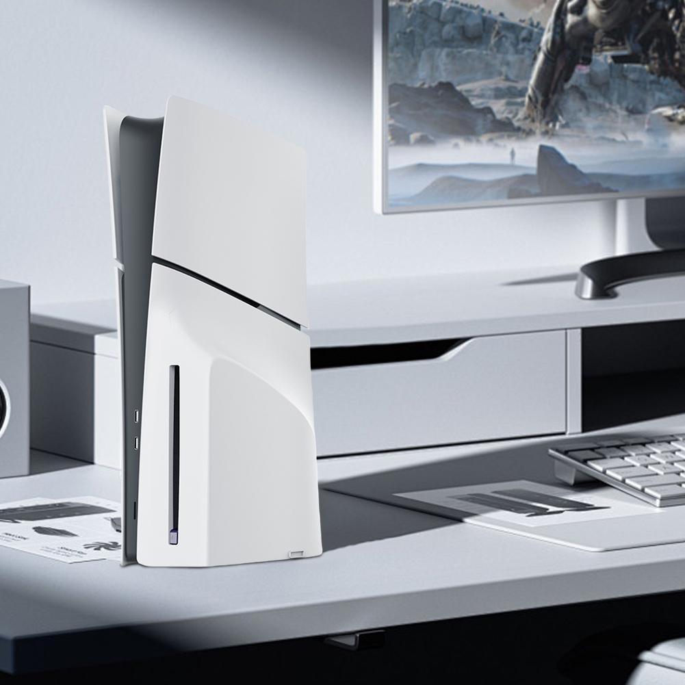 Жесткий чехол ABS с лицевой панелью, противоударный чехол для консоли PS5 Slim Disc Edition