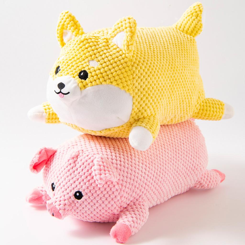 Плюшевая игрушка для питомца: Пищащая жевательная игрушка для , и корги