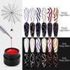 Nail Art Drawing UV Gel Nail Elastic Liner DIY Web Varnish Spider Gel Flower