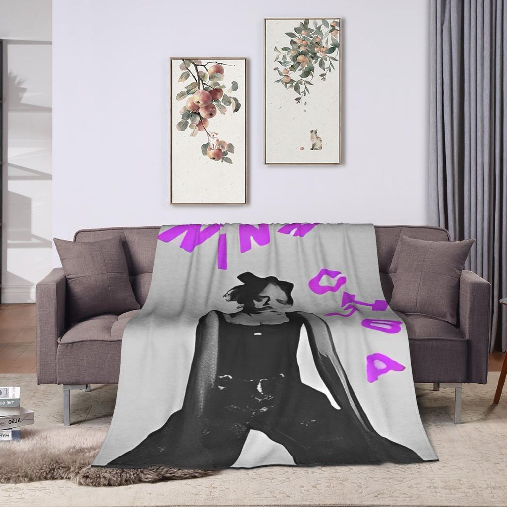 Nina Chuba Music Singer Blanket Quality Warm Throw Blanket Winter Child Home Decor Fashion Bedspread