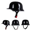German Style Motorcycle Half Helmet Open Face Cruiser Chopper Biker Skull Caps Helmet Cycling Protections Caps