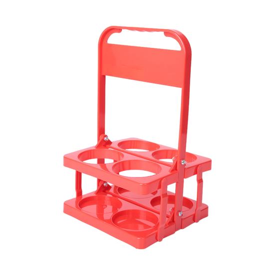 Portable Drink Carrier Folding Cup Holder for Car Reusable Cup Holder with Handle Foldable Beverage Holder for Coffee Beer Wine Soda Juice