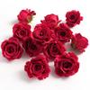 5/10 шт. Шелковая роза Искусственная головка цветка Скрапбукинг Дом Свадьба Настенное украшение Рождество DIY Венок Конфетная коробка Декор для торта