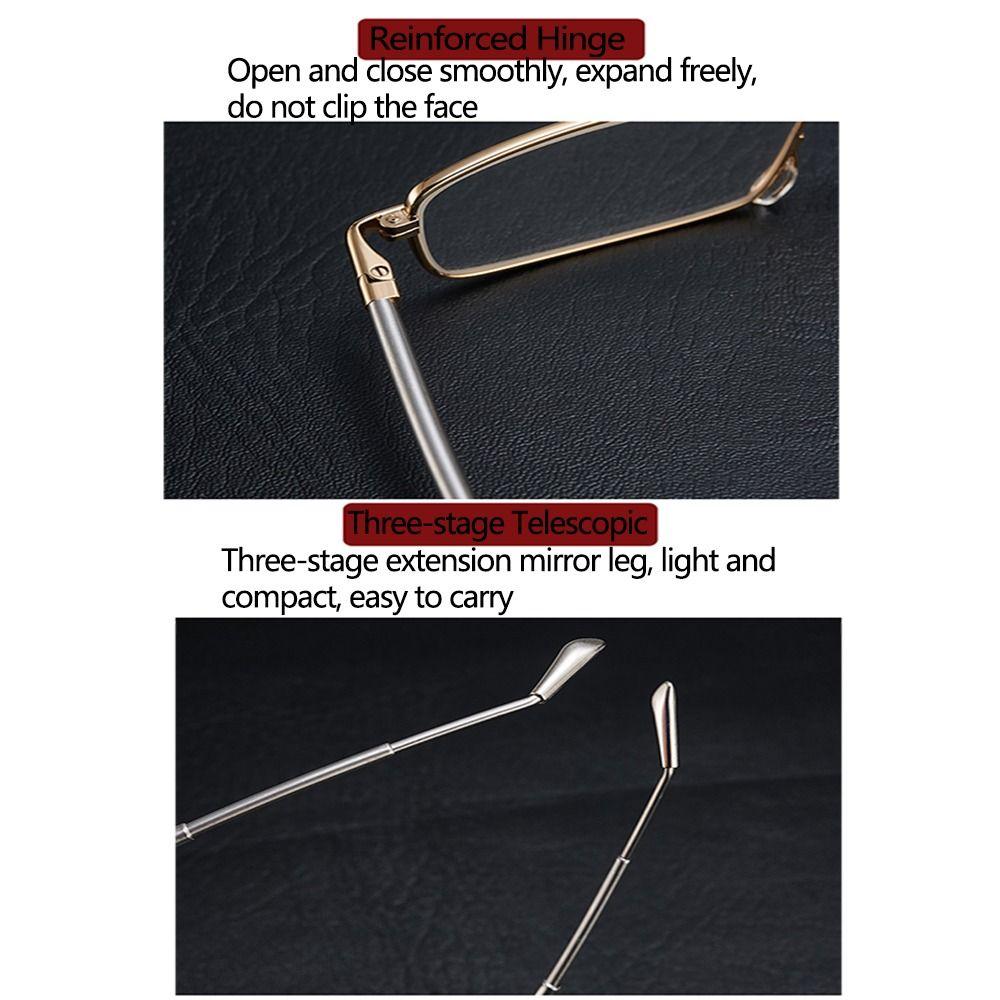 Прозрачные складные очки для чтения Легкие очки Унисекс Очки-лупы Очки для чтения