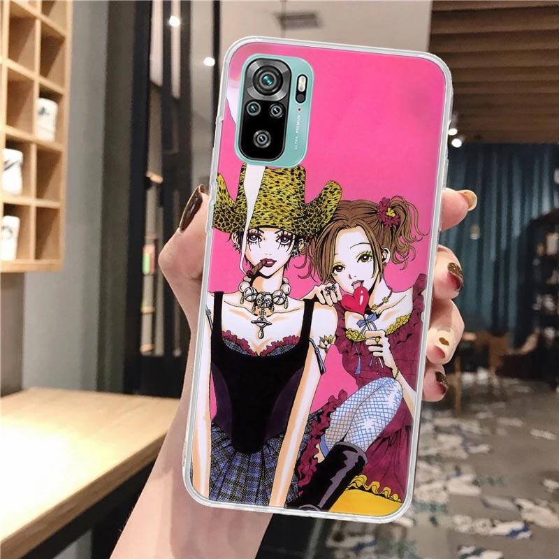 NaNa Osaki Anime Soft Phone Case For Xiaomi Redmi Note 14 14S 13 12S 12 11S 11 11E Pro Plus 11T 10S 10 9S 5G Pattern Cover Redmi
