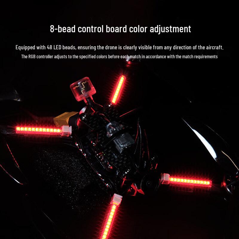 5-inch 6S FPV Racing Drone with LED Lights
