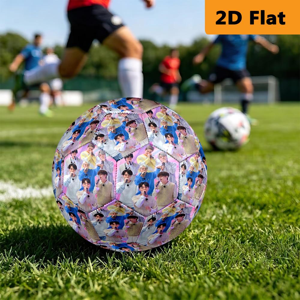 BTS Music Legacy Soccer Ball Suitable for both training and competition High elasticity Outdoor sports Wear-resistant and slip-resistant