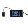 Electric Bicycle S966 LCD Display Panel 24?72V Easy To Install Lightweight Waterproof Bicycle Display Panel for 22.2mm 0.9in Handlebars