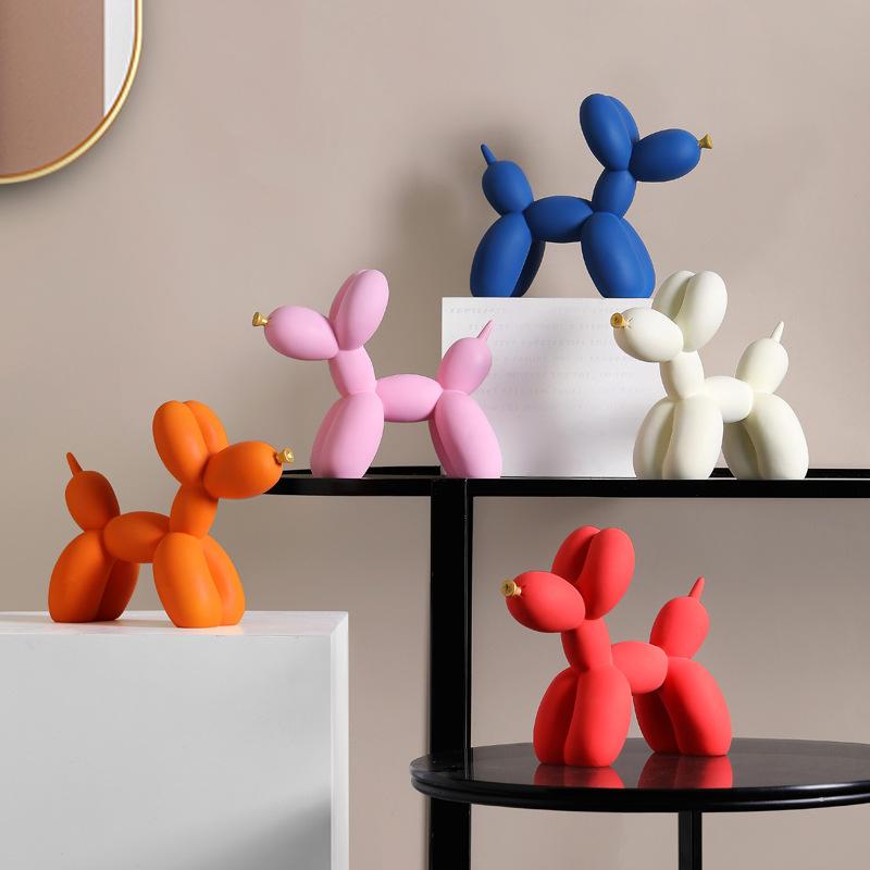 Nordic Creative Modern Minimalist Balloon Dog Ornaments Living Room Desktop Porch Wine Cabinet TV Cabinet Home Decoration Furnishings