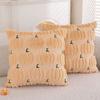 Home Decor Polyester Throw Pillow Cover Soft Solid Color 40*40 45*45cm Square Pillow Case for Couch Sofa Decorative Pillows