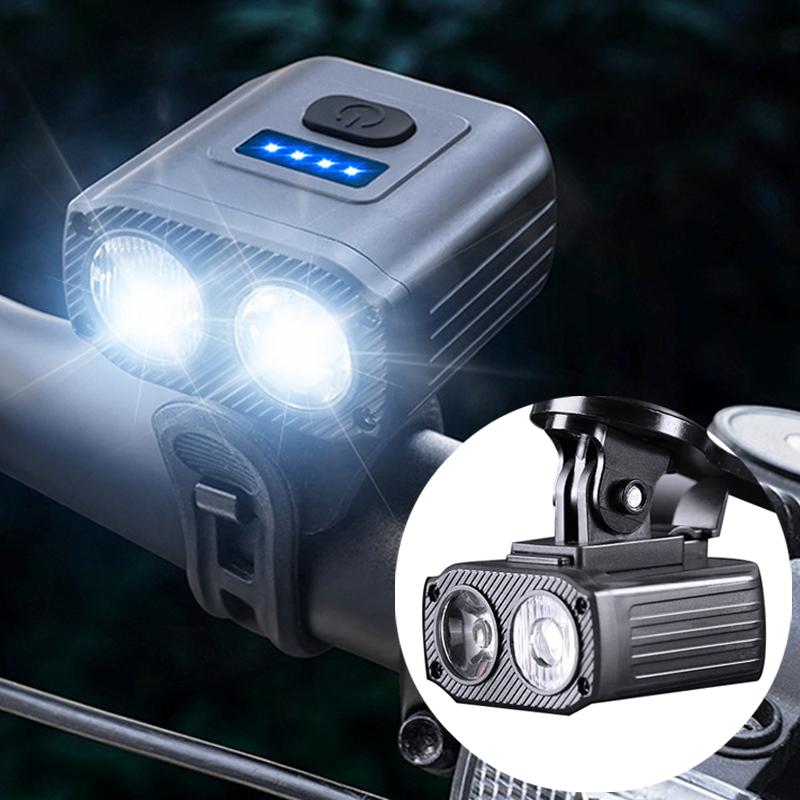 2024 NEW Night Cycling Safety Bicycle Light Bike USB Charge MTB Flashlight Bicycle Headlight for Cycling Bicycle Front Lamp