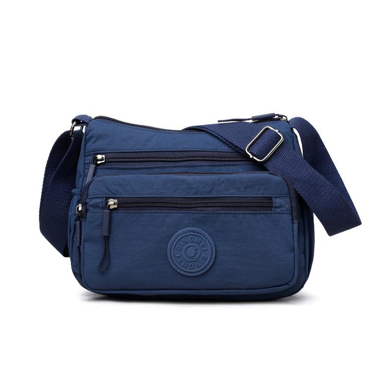 Повседневная сумка-мессенджер для шопинга, модная дорожная сумка для поездок на работу, новая женская сумка через плечо, модная водонепроницаемая нейлоновая сумка