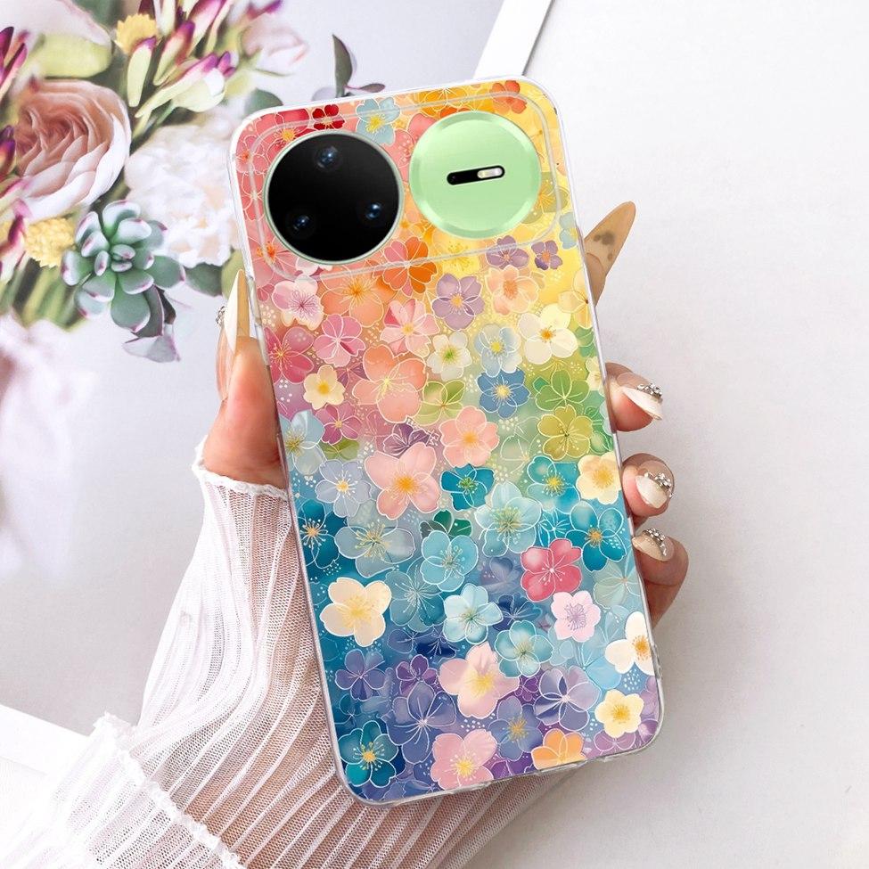 6,84'' Прозрачный чехол для Huawei Nova 15 Pro Чехол Модный Милый Расписной Мягкий Корпус Телефона для Huawei Nova 15Pro KLE-AL00U