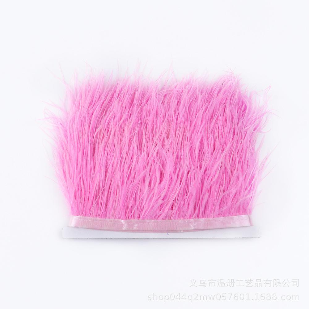 Multi-Color Ostrich Hair Cloth Edge Bridal Dress Stage Decoration Feather Lace Quantity Is More Excellent