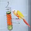 Bird Foraging Feeder, Parrot Treat Fruit Vegetable Holder Basket Toy for Rat