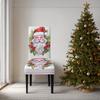 Cartoon Christmas Chair Cover Seat Protector Wear for Chairs Dinner Chair Seat Cover  Party Decor