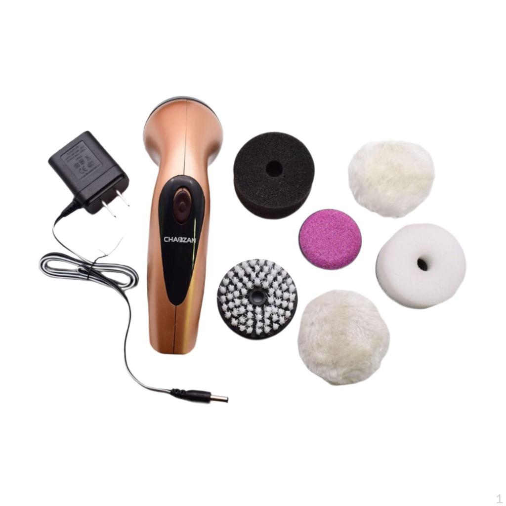 Электрическая щетка для полировки обуви, буфер, беспроводная, портативная, для кроссовок, обуви, сумок