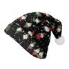 2024 Double-Sided Plus Velvet Christmas Hat for Adults & Kids