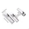 Hanging Bracket Pair Metal Pulley Support SilverToned Hardware