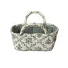 Large Capacity Laundry Storage Basket Hand-held Floral Organizers Basket  Desktop Storage