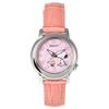 Snoopy Watch World Limited 100 Pieces Each with Serial Number Japanese Project Model Genuine Leather Strap Women's (Pink)