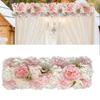 3D Artificial Flower Wall Panel Simulated Arched Door Flower Row  Farmhouse Decoration