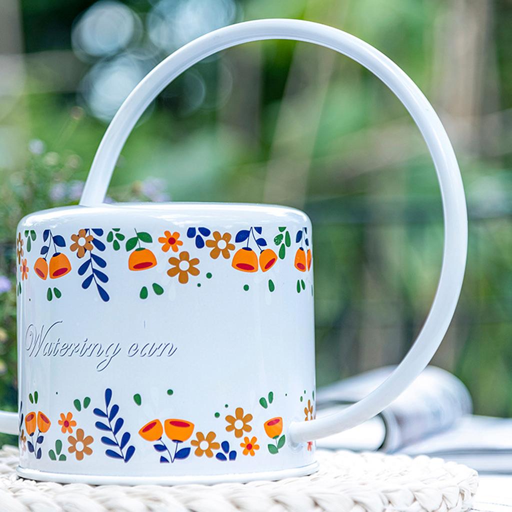 Лейка 1,3 л из нержавеющей стали с длинным носиком для комнатных и садовых растений