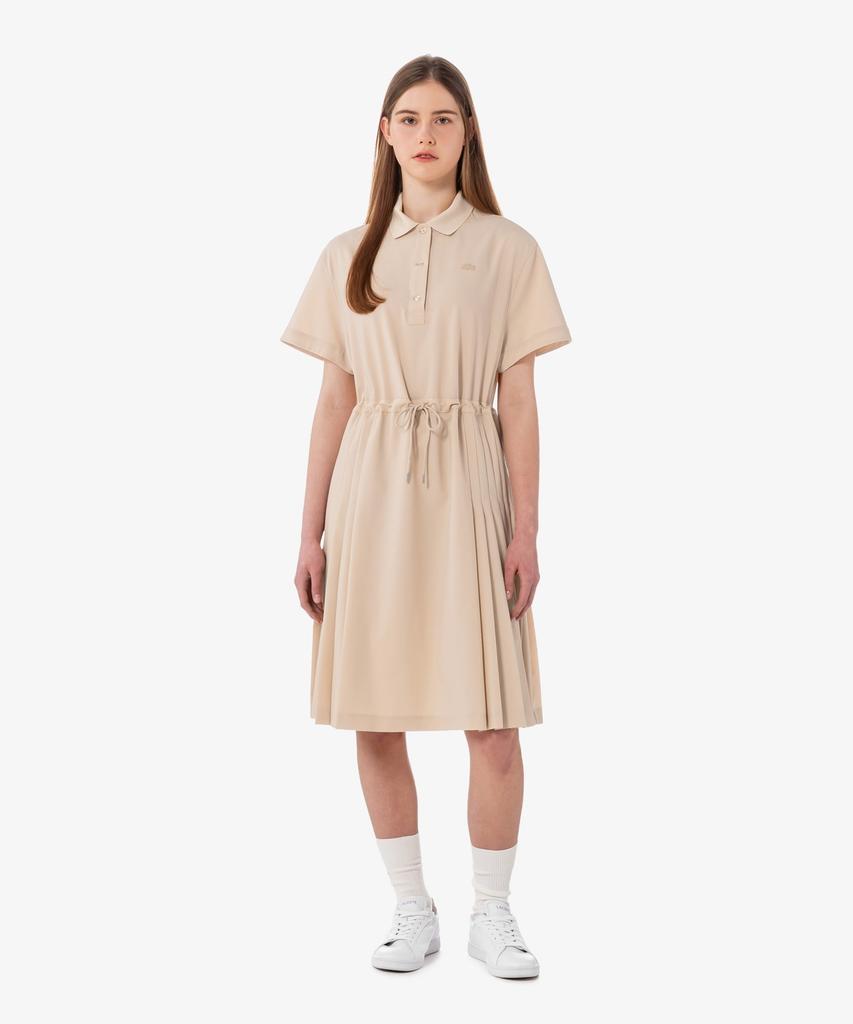 LACOSTE Women'S Wool Blend Short Sleeve Polo Dress Ef6837-56G X6F
