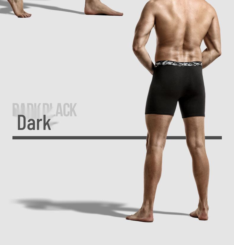 Мужские хлопковые боксеры-брифы против натирания - Большой размер, Дышащие для спорта и бега