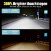 2 шт. H8 H11 светодиодные лампы для фар 9005 HB3 9006 HB4 9012 Hir2 автомобильные светодиодные фары 6500K белые супер яркие 12000LM 60 Вт 12 В противотуманные фары лампы
