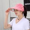 1PC Women Beach Outdoor Sun Hat Sunscreen Caps Flower Print
