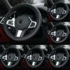 Car Has No Inner Ring Steering Wheel Cover Four Seasons Breathable Advanced Sense Non-slip PU Handlebar Cover