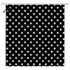 Durable Bathroom Partition Curtains Polka Dot Shower Curtain with Hooks, Waterproof Fabric Curtain, Retro Bath Polyester Hooks for Bathtub Decor,