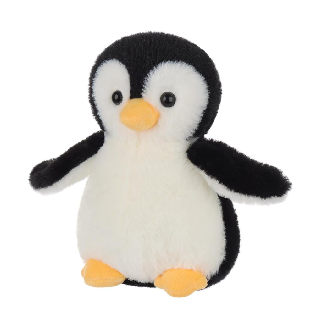 Apricot Lamb Black Penguin Plush Toy for Kids, Soft and Cute, Fluffy Black Penguin for Girls and Boys, 20cm